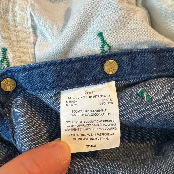 Liberty Men's Blue Denim Overalls - Picture 8 of 8